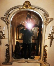 MIROIR 1,4m BOIS PRÉCIEUX