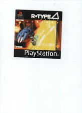 Rarissime !!! JAQUETTE AVANT  DU JEU R-TYPE DELTA sur Playstation 1