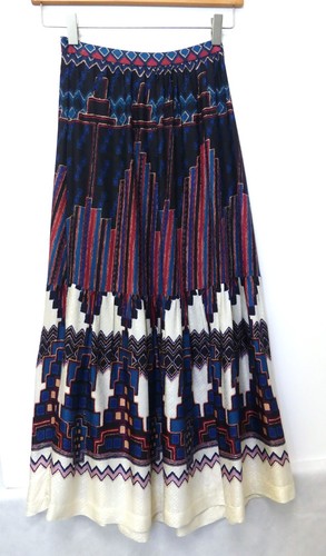 Jupe longue bleue - jupe,