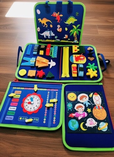 Livre éveil montessori busy - livre, d'Éveil