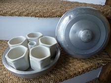 Yaourtière YALACTA en aluminium avec 5 pots + petit