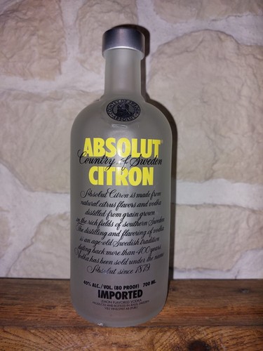 Absolut vodka citron 700ml - absolut,