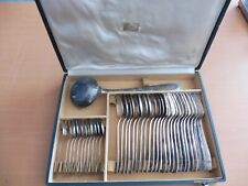 MENAGERE COUVERTS METAL ARGENTEE 84GR. ALFENIDE/CHRISTOFLE FRANCE (36 pièces)