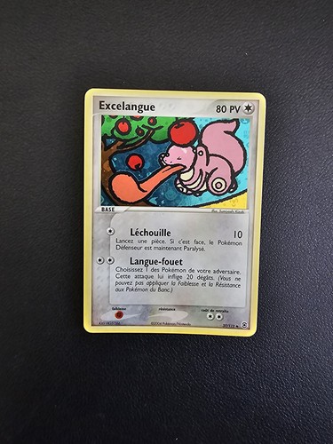 Carte pokémon excelangue - carte,