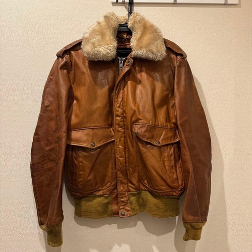 Schott leather fur flight - fur,