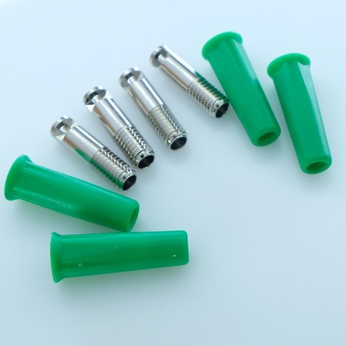 Fiche banane 4mm femelle vert