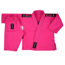 Playwell Bébé Jiu Jitsu Gi Rose Uniforme Arts Martiaux Bjj Suit Enfant Cadeaux