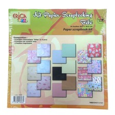 Papier - Pour scrapbooking - Thème bébé naissance - 24 feuilles - 30,5x30,5cm