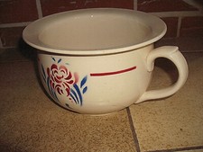 Ancien pot de chambre décors