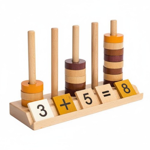 Jouet comptage bois - de,