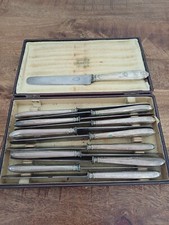 coffret 12 grands couteaux de table BOULENGER métal argenté Couvert