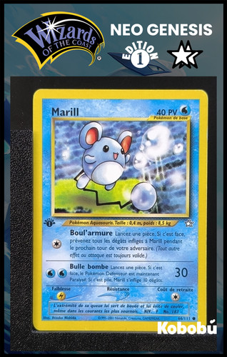Carte pokémon marill 111 - pokémon,