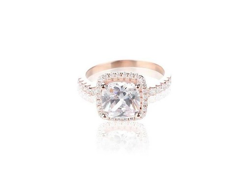 Bague rachelle rose - rachelle, or