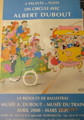 Affiche dubout exposition - -,