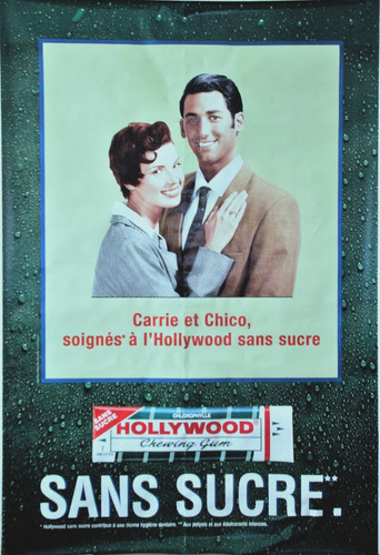 Hollywood chewing gum couple - hollywood,
