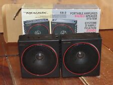 ENCEINTES AMPLIFIEE PORTABLE REALISTIC SS-2 VINTAGE