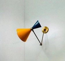 Applique murale en laiton du