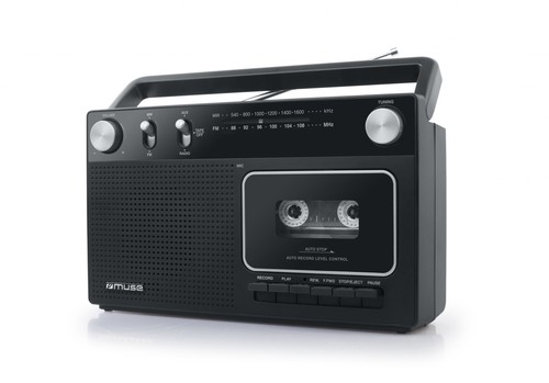 Muse radio cassette noir - radio-cassette,