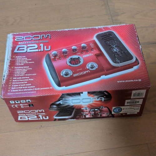 Zoom bass effects pedal - b2.1u,