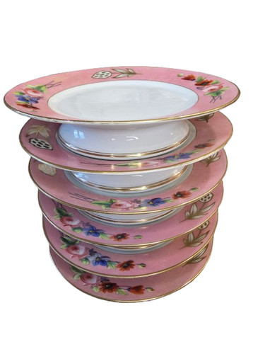 Plat piédouche porcelaine - porcelaine, de