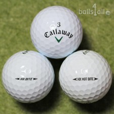 50 Golfballs Callaway HX (Hot) Bite AAA/AAAA Qualité Lakeballs Balles Usagées