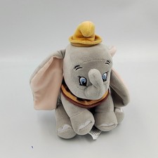 Doudou peluche éléphant gris Dumbo col rouge DISNEY SIMBA TOYS - 34207