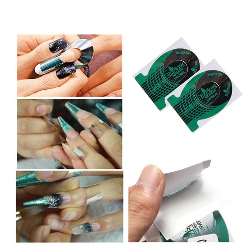 Nail art green guide - nail, forms