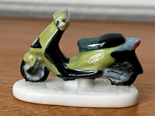 Fève Moto Bike Scooter Skipper Vert ❤️ Galette des Rois French charm