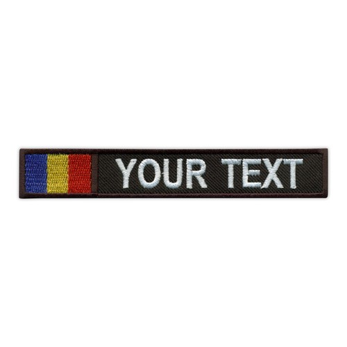 Nom patch avec drapeau - drapeau, la