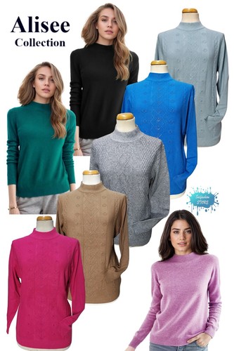 Pull femme automne hiver col - femme,
