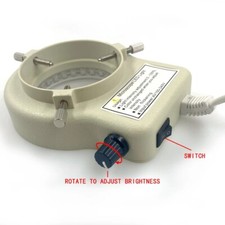 Lampe D'Éclairage Annulaire À LED Pour Microscope Industriel, Source De Lumière.