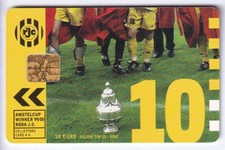EUROPE  TELECARTE / PHONECARD .. PAYS BAS 10€ FOOTBALL SOCCER RODA CUP 2002 PUCE