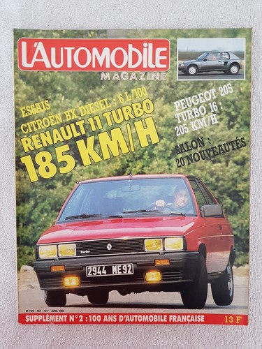 Automobile magazine 454 - l'automobile, n°454