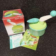 Hachoir quick chef tupperware complet Lame Fouet Notices Boîte 