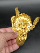 Paire Embrasse Rideaux Ancien Bronze XIXe
