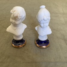 2 Petits Bustes ALEXANDRE et LOUISE BRONGNIART D Après HOUDON