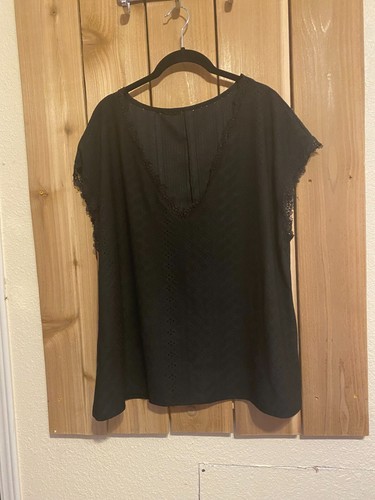 Shein black ilot lace - black,