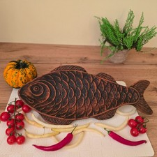 Plat de service en argile en