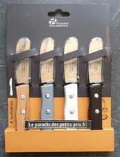 4 tartineur manche bois , 4