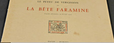 le Peteu de Vergisson ou la Bête Faramine légende mâconnaise Macon Protat 1966