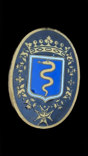 Insigne croiseur colbert - insigne, 1937