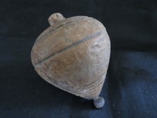 Jouet ! Toupie ancienne ! Bois ! 3 ! J1 