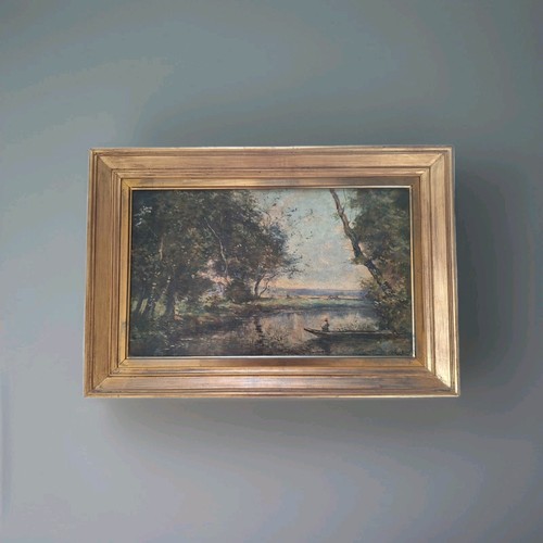 Antique oil painting - antique,
