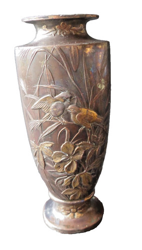 Vase cuivre japonais - cuivre,