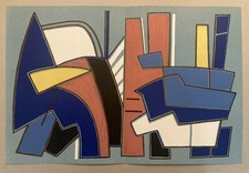 Lithographie originale de Magnelli 1967 Mourlot