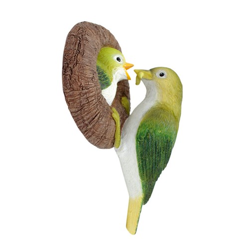 Figurine oiseaux résine - 1,
