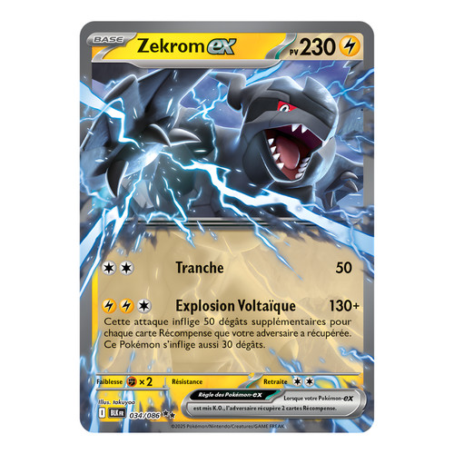 Zekrom 034 086 - ex, 🇫🇷