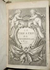 Rare EO Théâtre de Pierre Corneille 1664 24 Figures - Reliure de l'époque