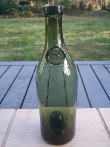 Bouteille ancienne verre - ancienne,