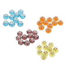 10x perles verre au - 10x,